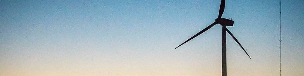 Wind Turbines ar mountain