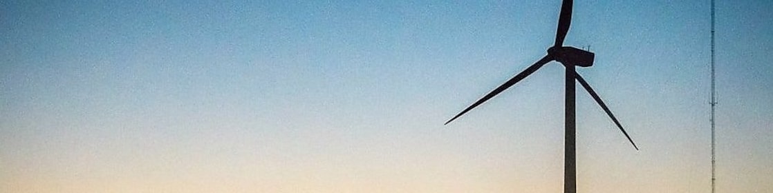 Wind Turbines ar mountain