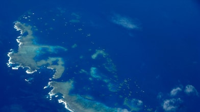 Great barrier reef from Above