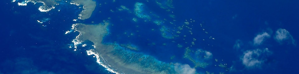 Great barrier reef from Above