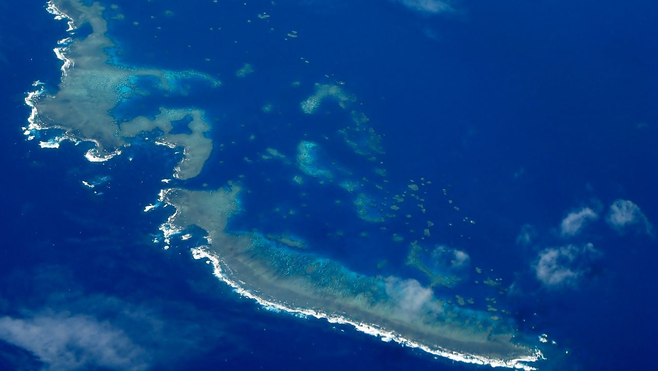 Great barrier reef from Above
