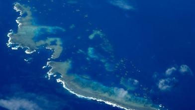 Great barrier reef from Above